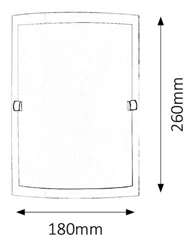 Iluminat de perete Nedda 3687 (sticlă opal)