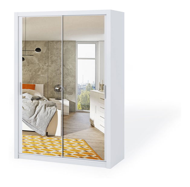 Ruhásszekrény Bonaparte SZ150 (fehér) (tükörrel)