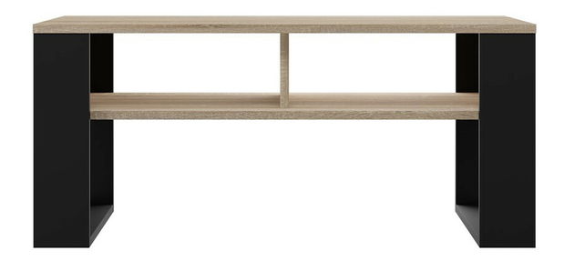 Konferenčný stolík Maduro 3 (dub sonoma + čierna)
