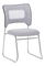 Konferencia szék Delia (szürke + króm)