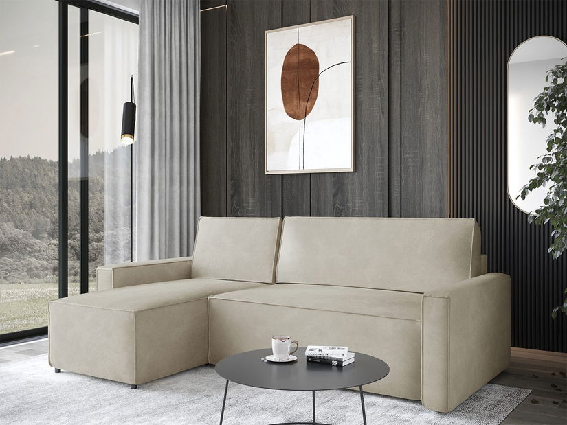 Rohová pohovka Lifoteno (krémová) *výpredaj