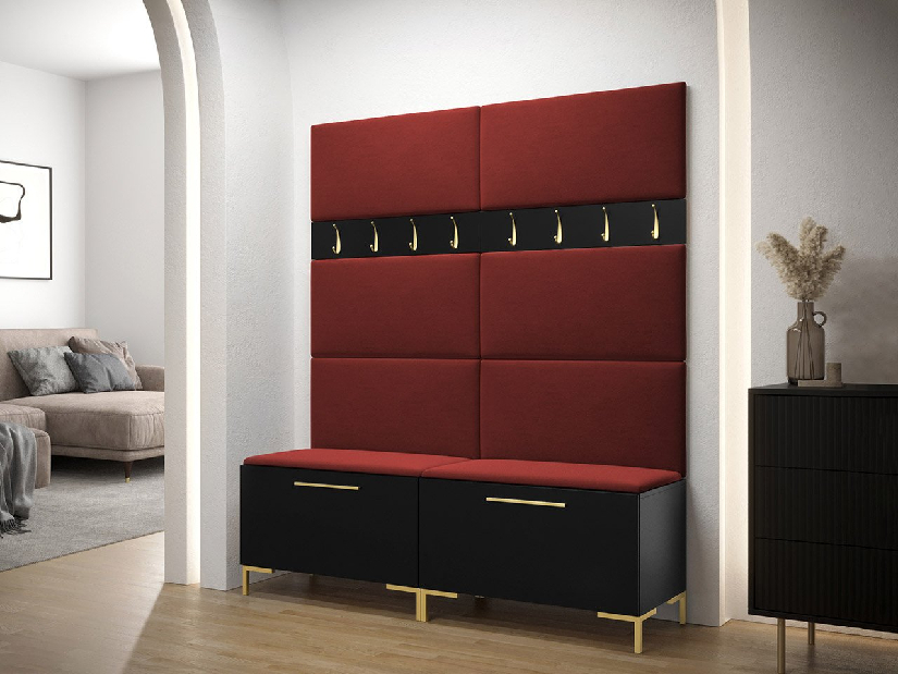 Set mobilier hol Frisala II (Negru + Manila 23)