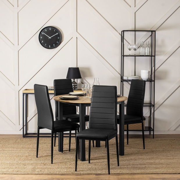 Blagovaonska stolica Negacion (crna) 