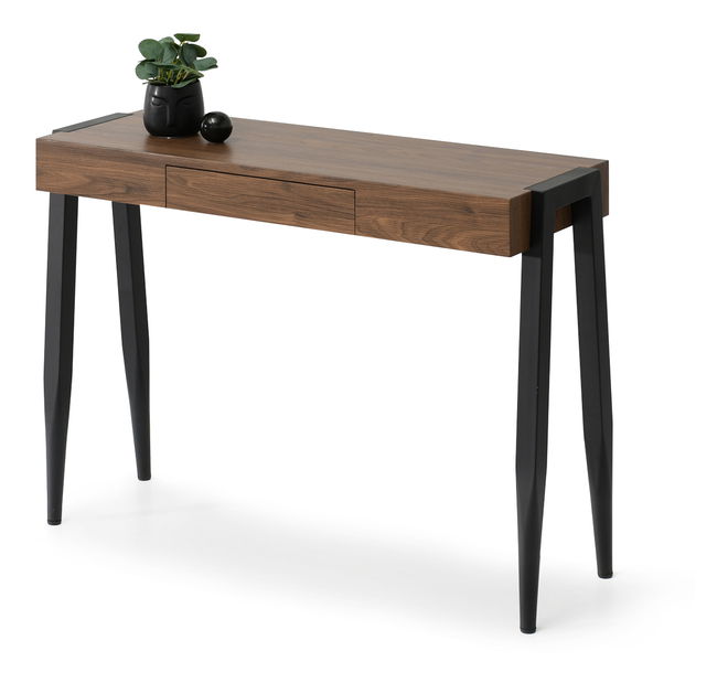 Konzolový stolík Mukusiz (čierna)