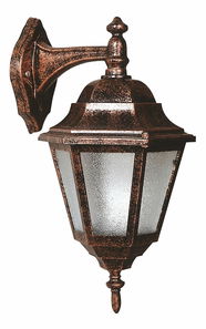 Vonkajšie nástenné svietidlo Borys (hnedá)