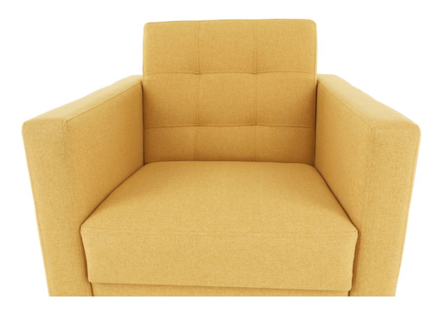 Kreslo Armendia (horčicová) *výpredaj