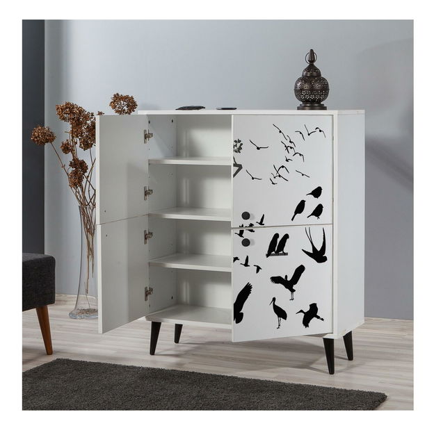 Skrinka Maluxe (bieločierna)