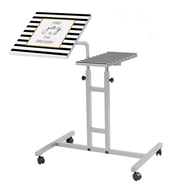 Suport pentru notebook Pobenu 4 (alb + negru)