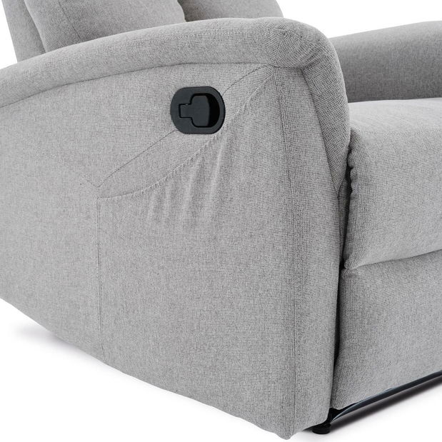 Podesiva fotelja Temor (svijetlosiva)