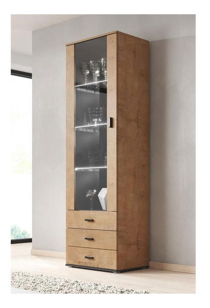 Vitrină Suena (Lemn natural)