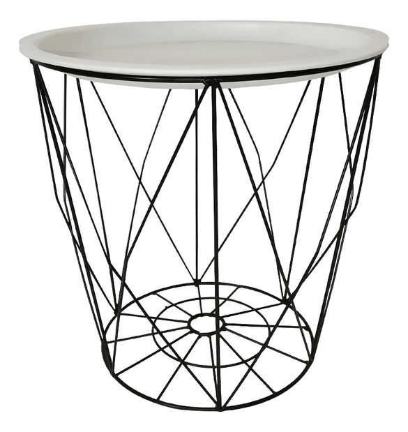 Kisasztal Sal (fehér + fekete)