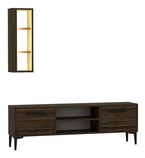 Mobilier living Kuvuni 1 (nuc) (cu iluminat)