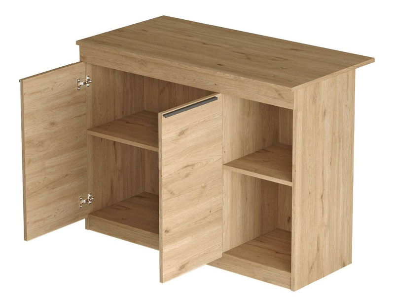 Masă tip bar Orlandia 2 (pentru 2 persoane) (stejar)