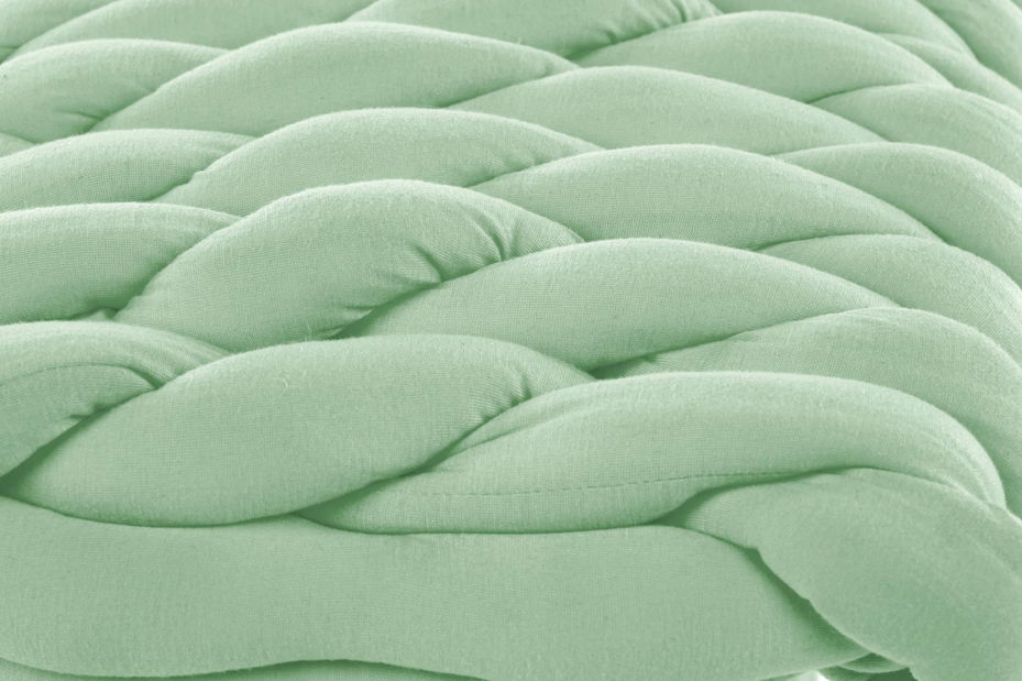 Taburetka Yarin (zelená + prírodná)