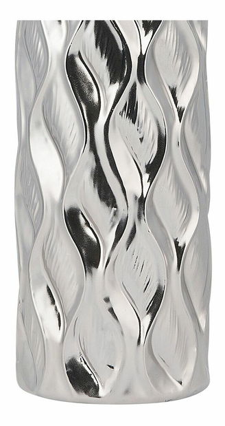 Váza BITLIS 45 cm (sklolaminát) (strieborná)