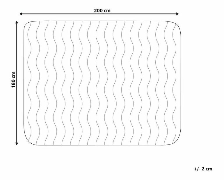 Chránič na matrac 200 x 180 cm Pekza (biela)