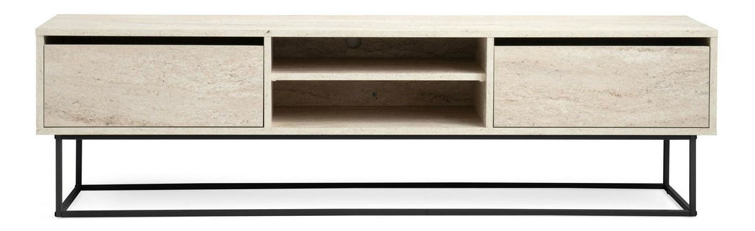 TV asztal/szekrény Elizei 180 (fekete márvány)