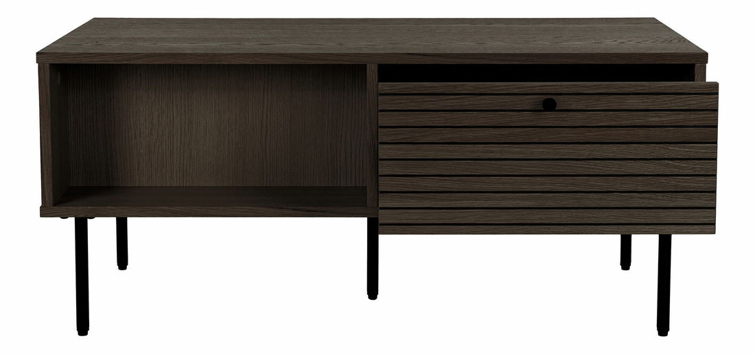 Konferenčný stolík Ksitina 1 (tmavohnedá)