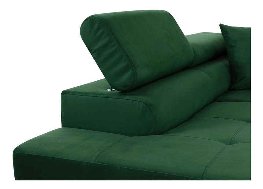 Kutna garnitura U Terazuro Bis S (zelena) (s prostorom za odlaganje) (L)