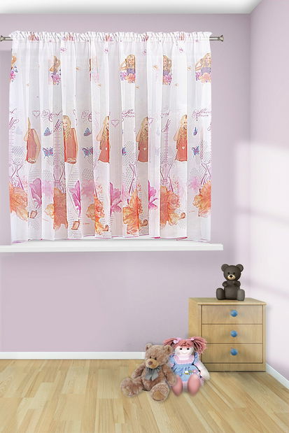 Zavjesa 350X160 cm Hannah (narančasta + ružičasta)