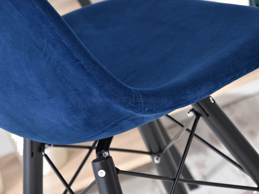 Stolička Epsie (námornícka + orech)