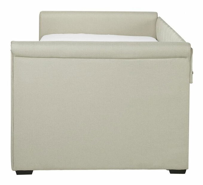 Rozkladacia posteľ 90 cm LISABON (s roštom) (béžová)