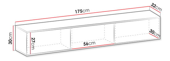 Masă TV II Othelo (Bej + Bej + Auriu) *vânzare stoc