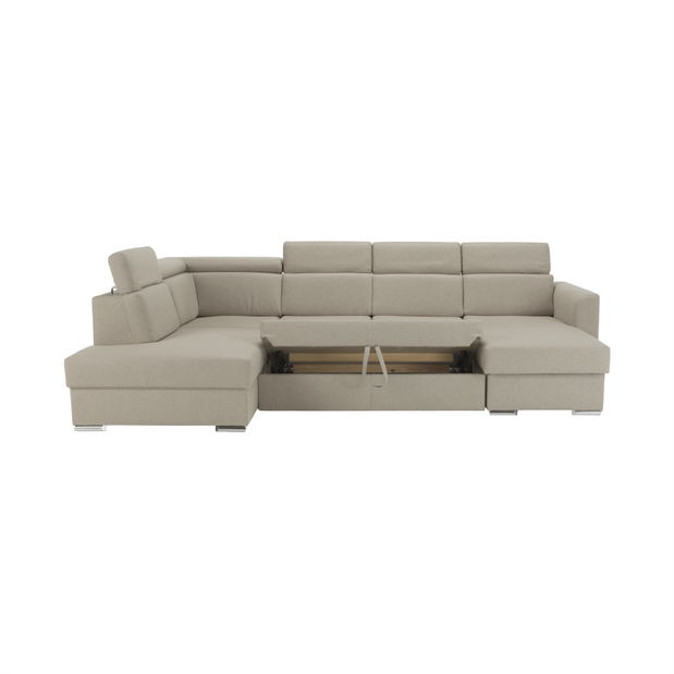 Rohová sedačka U Maidstone (béžová) (L)