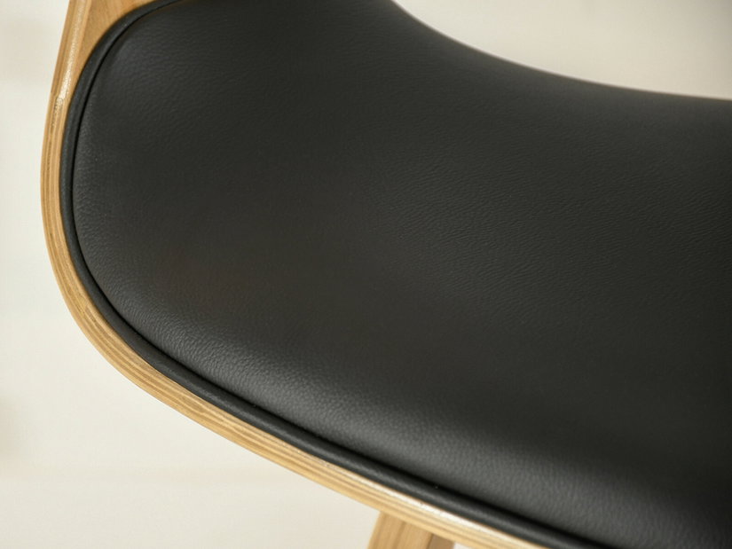 Scaun bar Rolenzono H65 (negru)