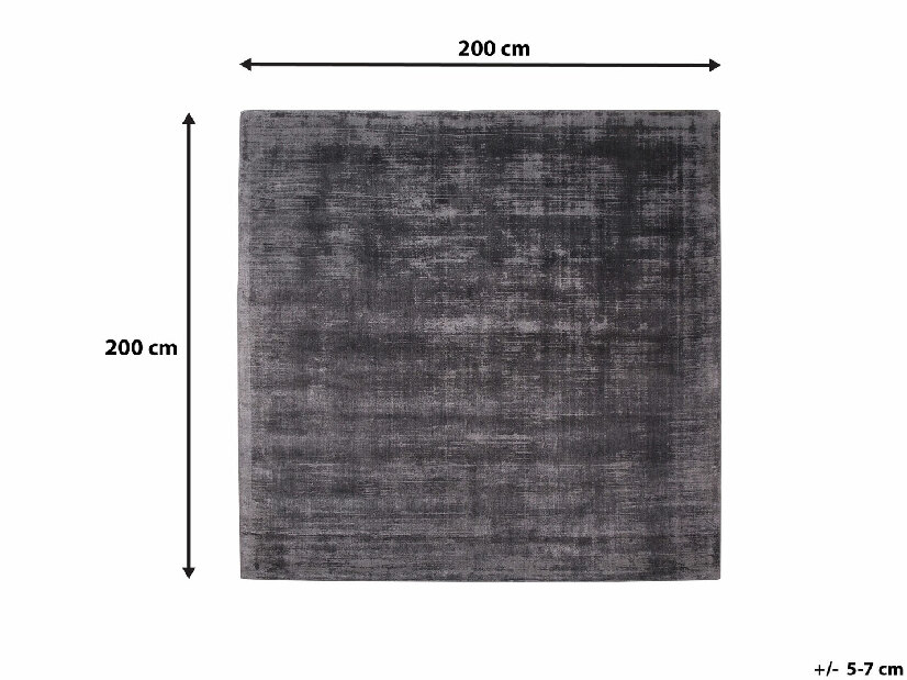 Koberec 200x200 cm GARI (textil) (sivá)