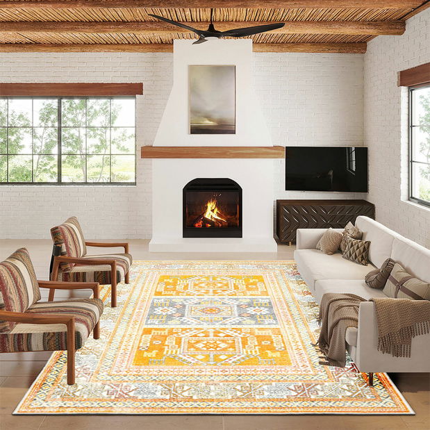 Covor 120 x 180 cm KECKE 77 (galben)