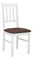 Étkezőszék Dalam IV (fehér + barna) 