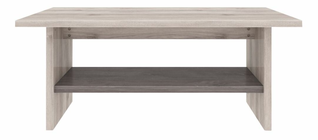 Konferenčný stolík JESS (gaštan nairobi + onyx)