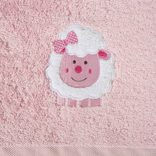 Súprava uterákov 50x90 cm Bambino 42 (6 ks) (bledoružová)