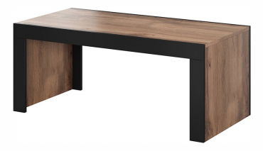 Konferenčný stolík Kwintus (dub wotan + čierna) *bazár