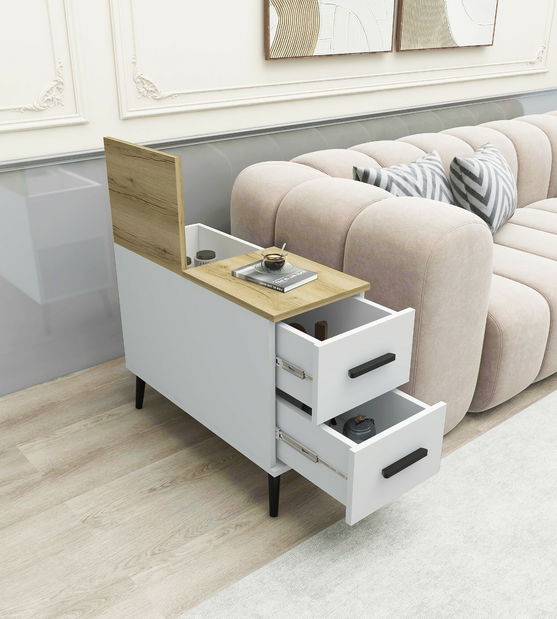 Kézi asztal Iceland Delta (fehér)