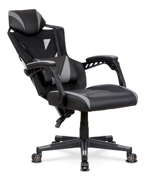 Fotoliu de birou/gaming Yarbun-Y322-GREY (Negru + Gri)