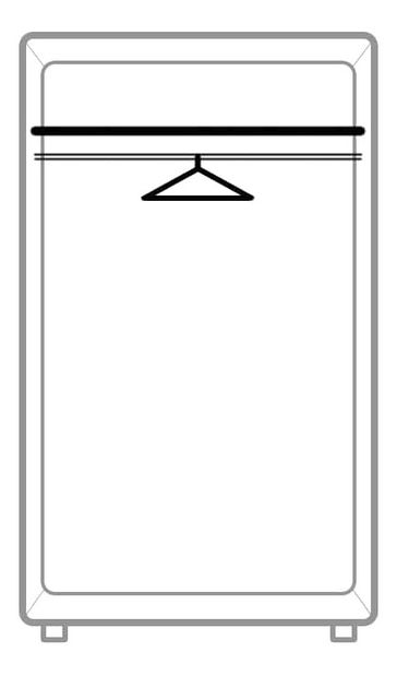 Šatníková skriňa Manton M2