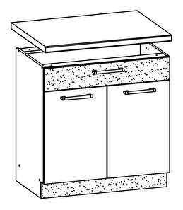 Dolná kuchynská skrinka Modesta MD20 D80 S1