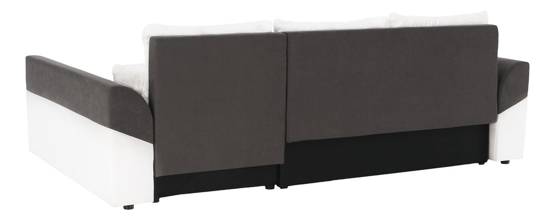 Sarok ülőgarnitúra Daisy (J) (fehér + szürke) *kiárusítás