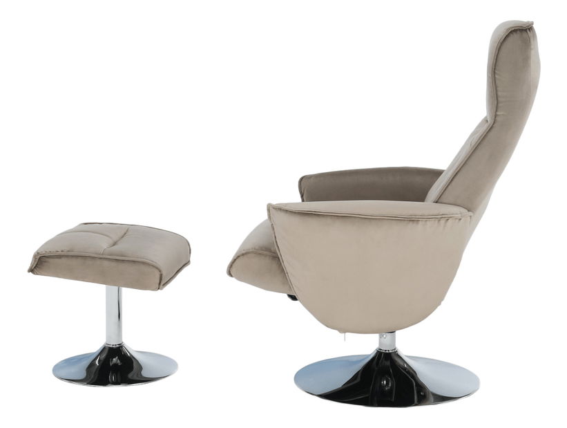 Relaxačné kreslo Short (hnedosivá)