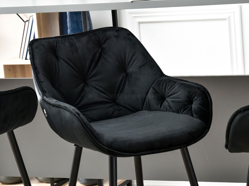 Stolička Lars (čierna)