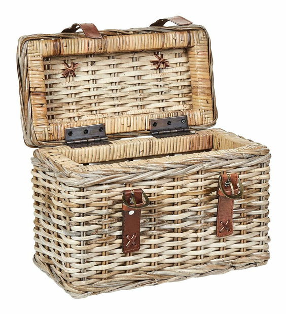 Set 2 buc coșuri depozitare Irbza (natural)