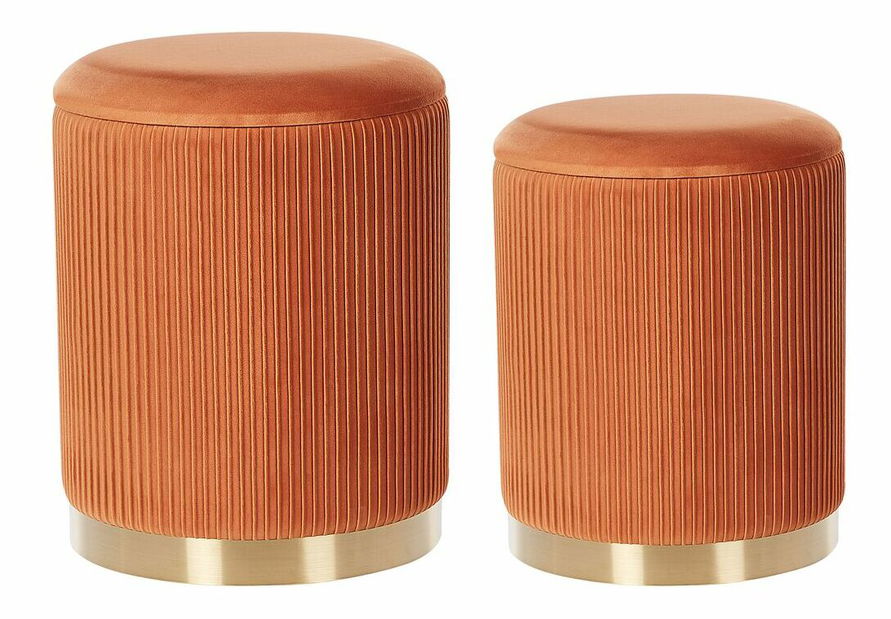 Set 2ks taburetiek Mirza (oranžová)