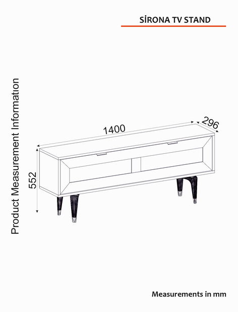 TV stolík/skrinka Sherona (Dub) *výpredaj