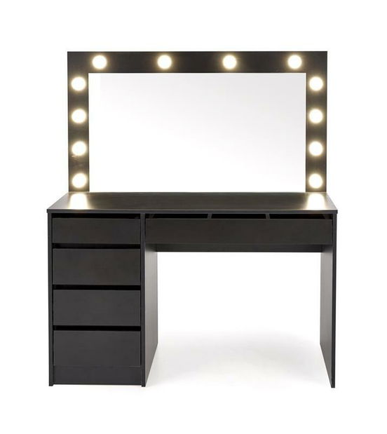 Fésülkődőasztal Hektor XL (fekete) (tükörrel)