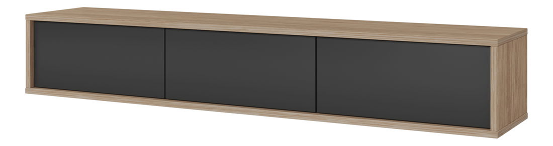 TV stolík Fiora 38 (dub olejovaný + antracit)