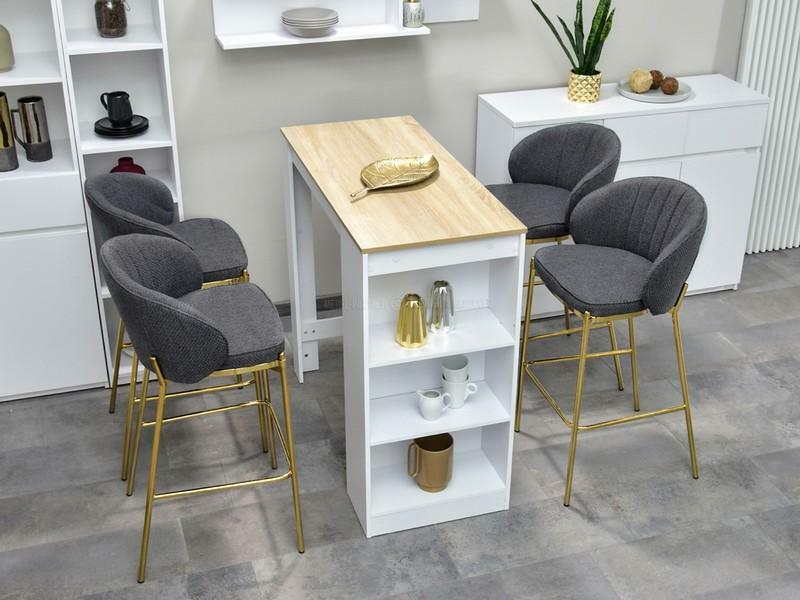 Stolica Farah (grafit + crna)