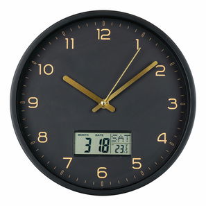 Ceas de perete Alanora (negru)