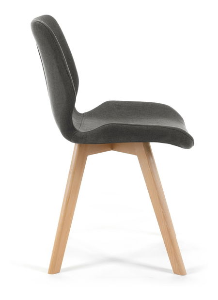 Jedálenská stolička Sivan (sivá + hnedá) (4ks)